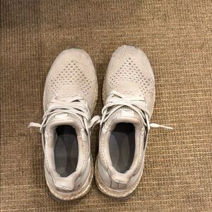 adidas Light Beige Knit Sneakers